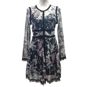 Elegant Floral Lace Dress